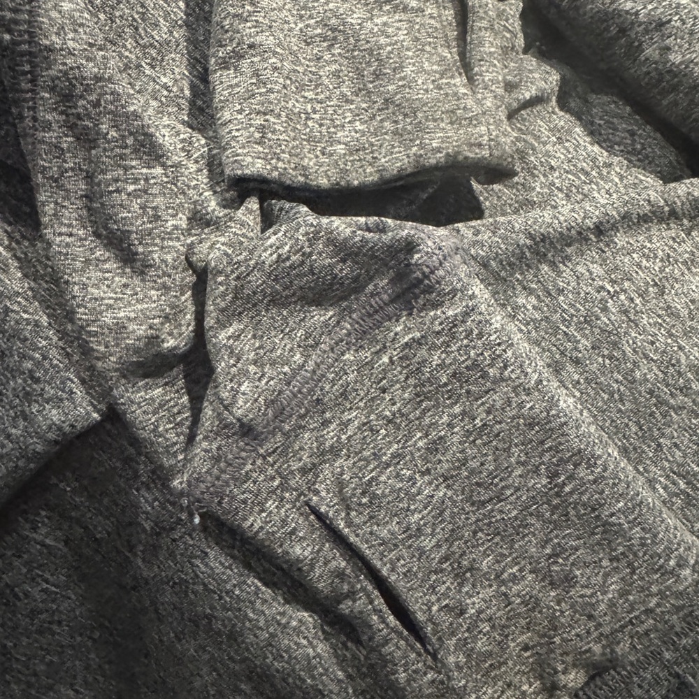 Victoria's Secret Charcoal Heather Quarter-Zip Sweatshirt - Picture 6 of 6